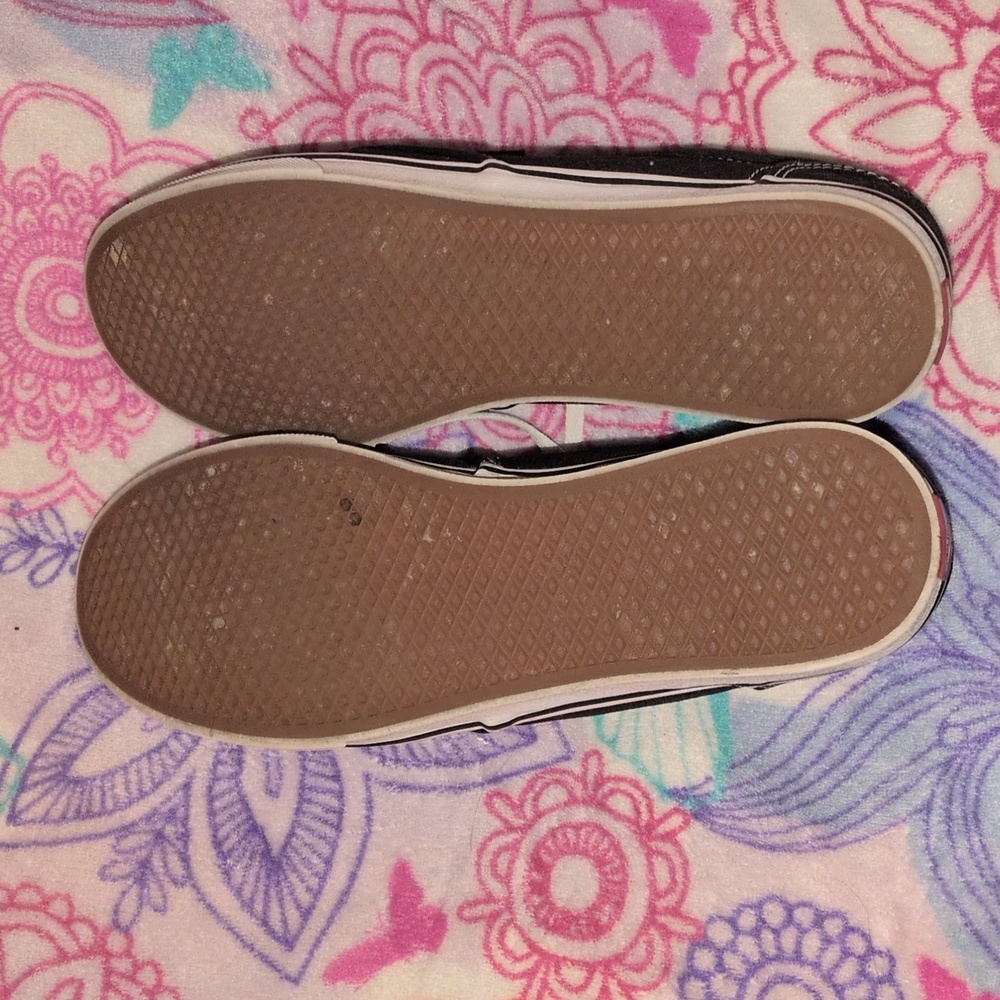 Vans Atwood Black and White Canvas Low Top Shoes Womens Size 9 - Picture 9 of 9